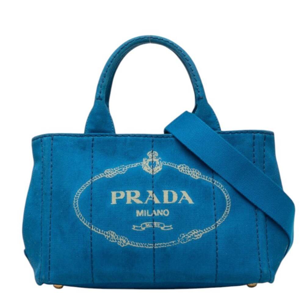 Prada Canapa Convertible Tote Canvas #325523P82B